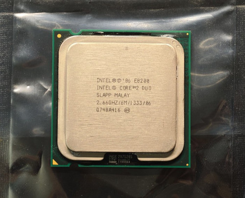 Intel core 2duo - e8200, ghz