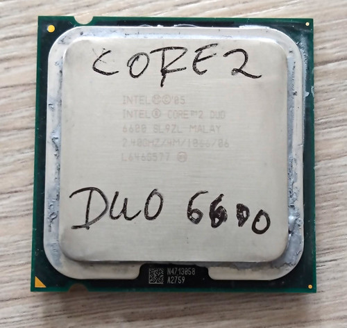Intel core duo e6600 - duo, sl9zl