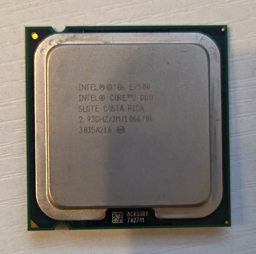 Intel core duo e7500 - intel,