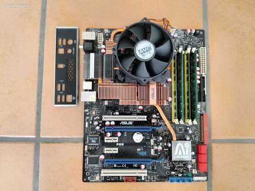 Asus p5e retro mainboard mit - retro,