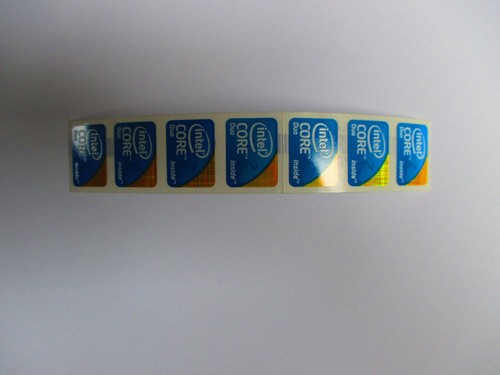 Intel core duo sticker blau - intel,